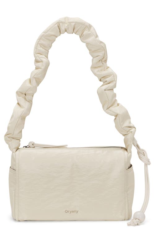 Shop Oryany Scrunch Shoulder Bag In Ivory