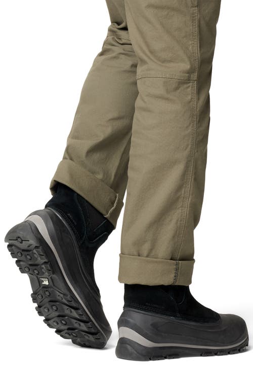 Shop Sorel Buxton Waterproof Pull-on Snow Boot In Black/quarry