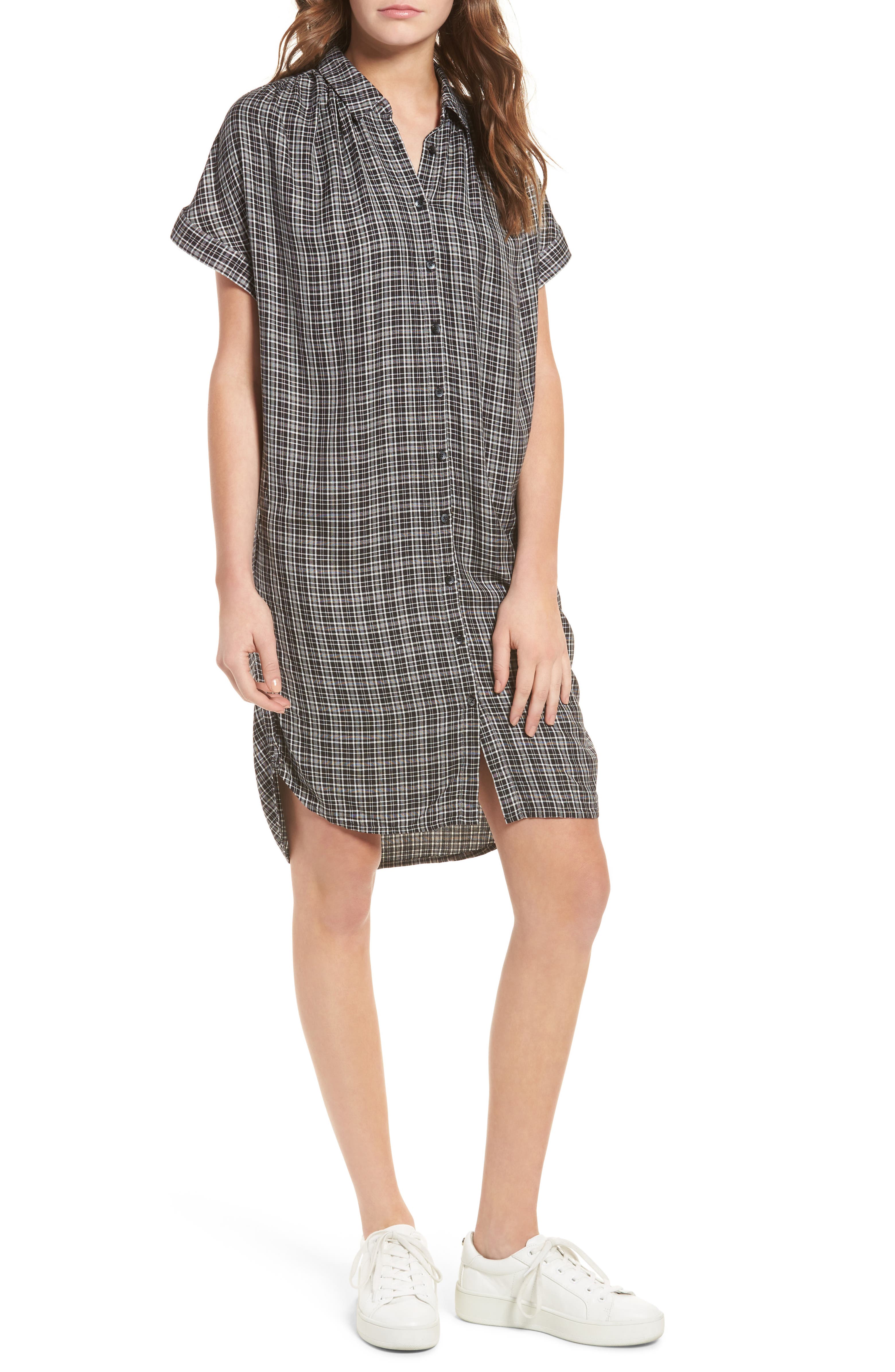 Madewell Central Plaid Shirtdress | Nordstrom