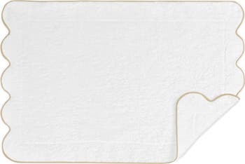 Matouk Cairo Scallop Trim Cotton Tub Mat (Sand)