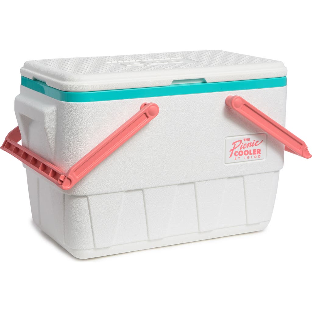 Shop Igloo Retro Picnic Basket 25-quart Cooler In White