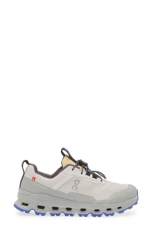 On Kids' Cloudhero Waterproof Running Shoe In Silver/fog