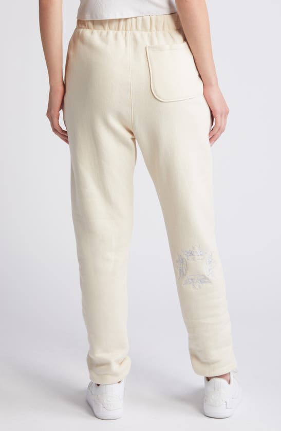 Shop Boys Lie Fully Restored Cotton Blend Joggers In Beige