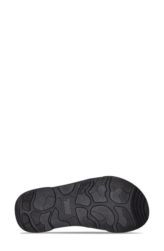 Shop Teva Revive 95 Slide Sandal In Black/ Rococco Red
