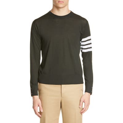 Thom Browne Merino Wool Pullover, Green