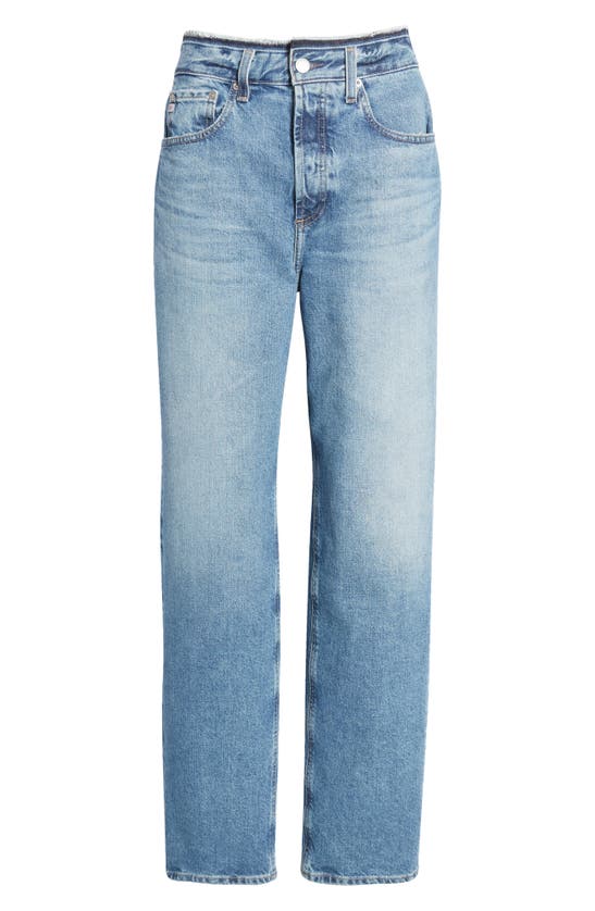 Ag Clove High Waist Straight Leg Jeans In Venice Canal