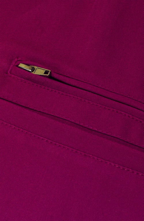 Members Only Palermo 4-pocket Scrub Top In Wine