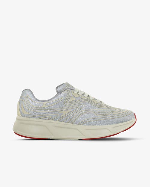 Fessura Walk 01 Sneaker In Silverilk