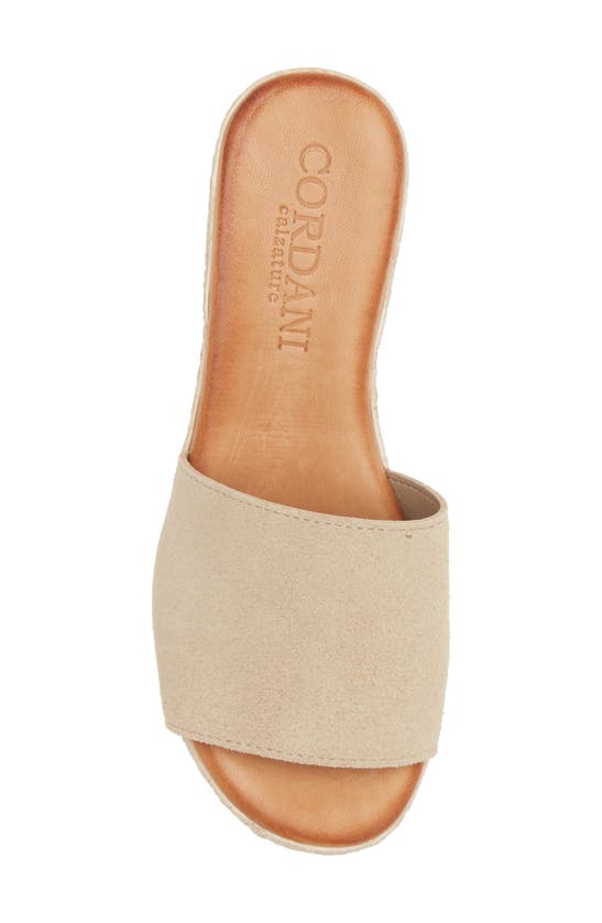 Shop Cordani Buffy Espadrille Platform Sandal In Arena Suede