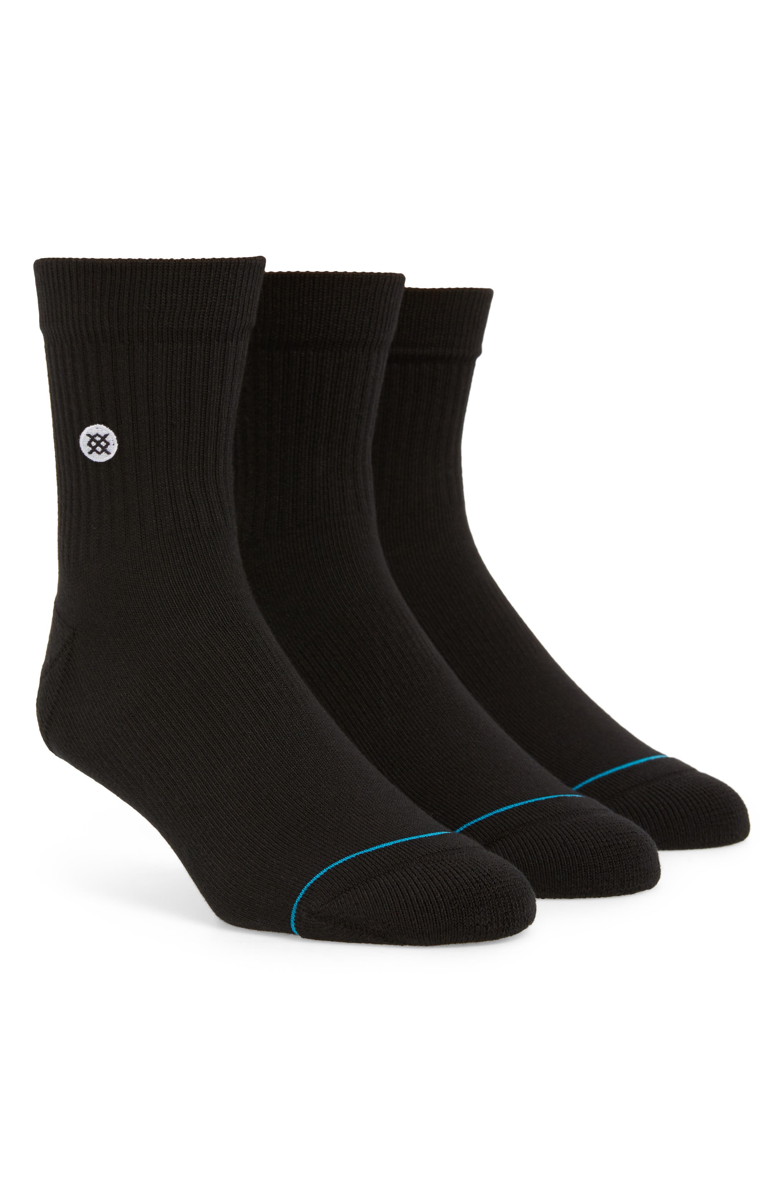 Stance Icon 3Pack Quarter Socks Nordstrom