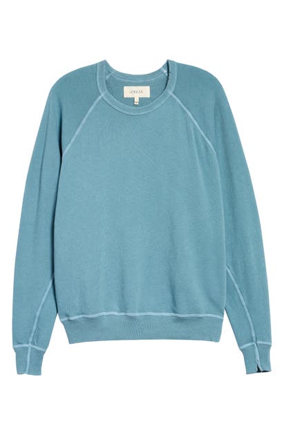 The Great The College French Terry Sweatshirt In Turquoise