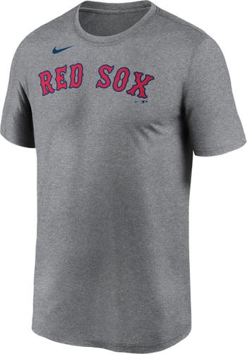 Nike Men's Nike Gray Boston Red Sox Wordmark Legend Performance T-Shirt