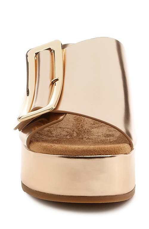 Kelsi Dagger Brooklyn Dover Platform Sandals In Gold