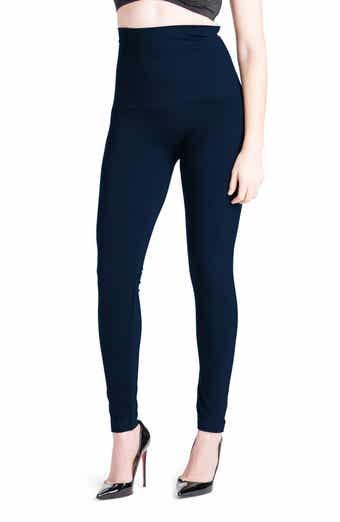 SPANX Women's Look at Me Now Seamless Leggings Port Navy X-Large 24 
