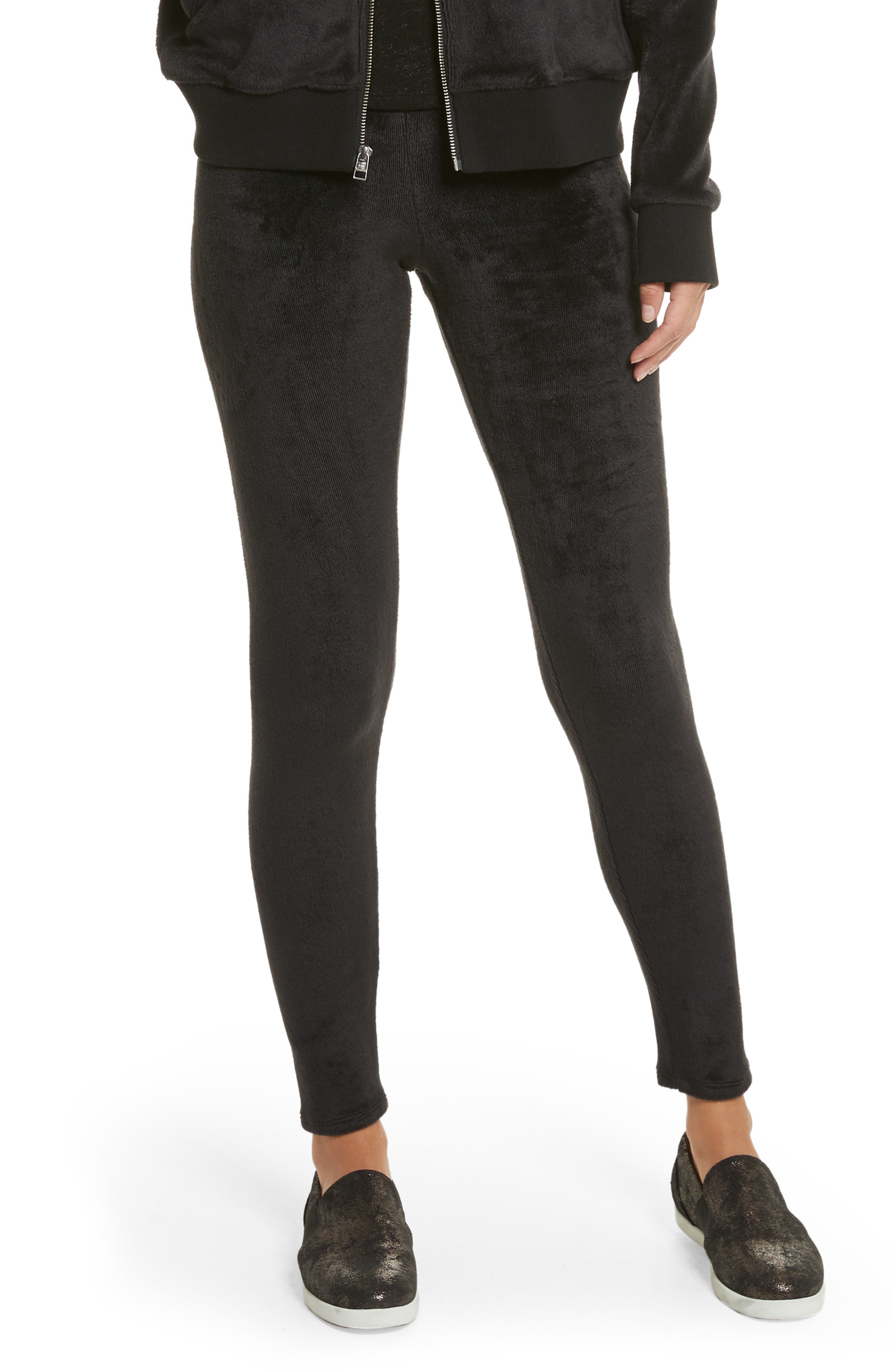 velour yoga pants