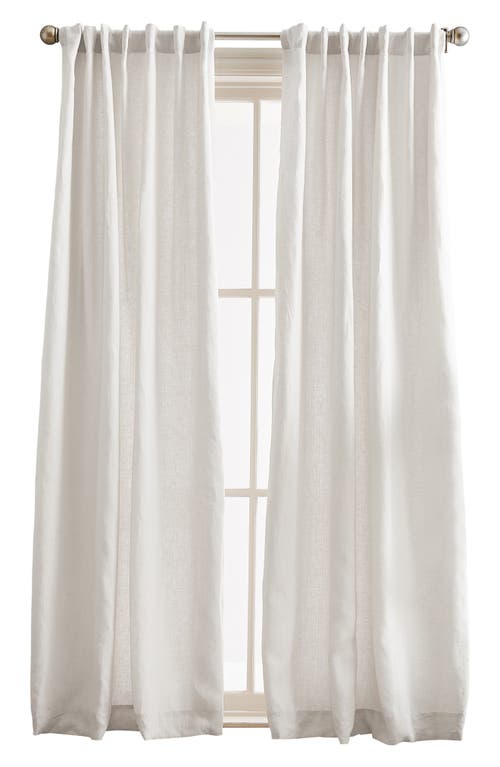 Peri Home Set of 2 Linen Curtain Panels in White at Nordstrom
