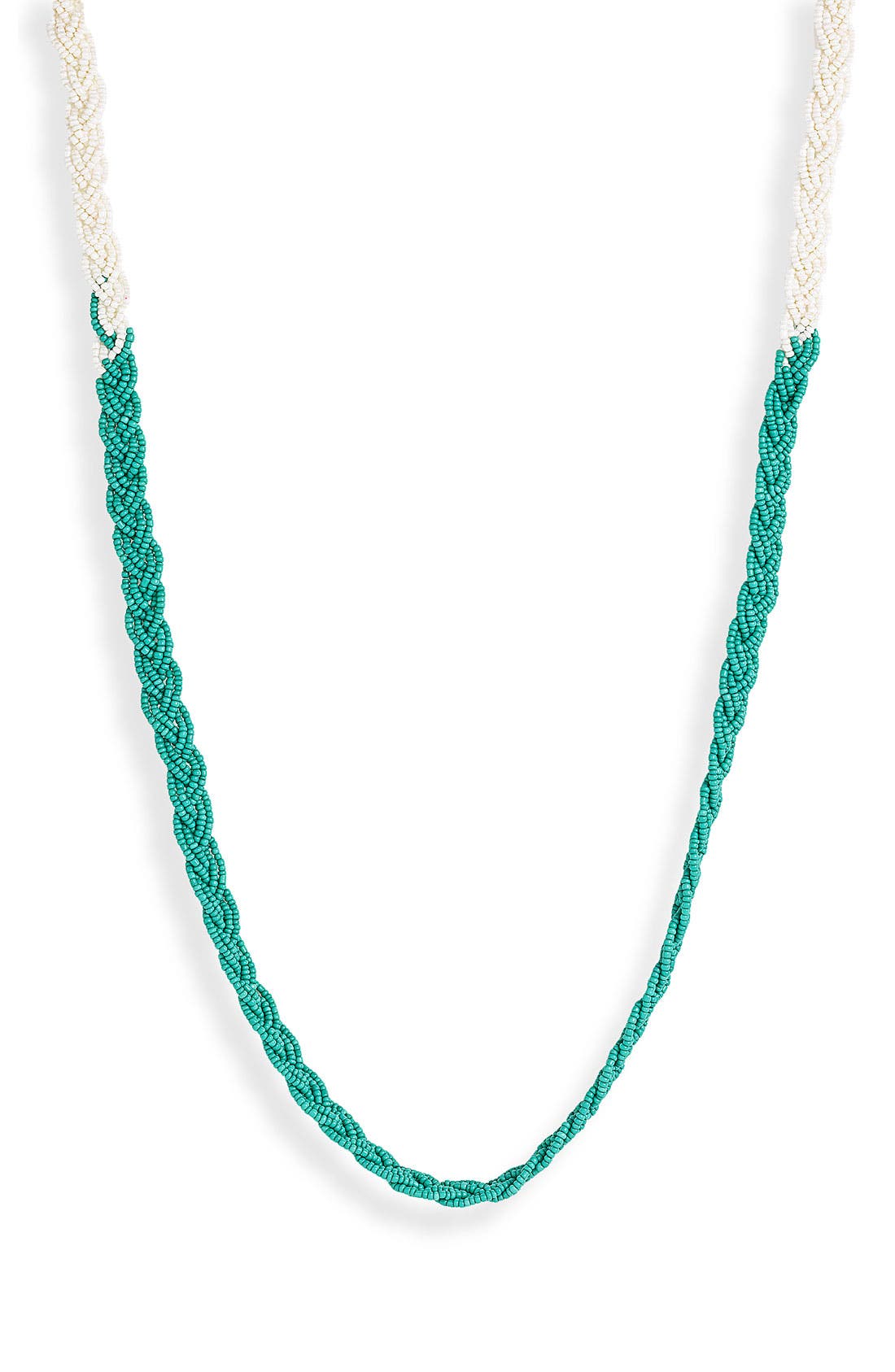 Stephan & Co. Braided Seed Bead Necklace Nordstrom