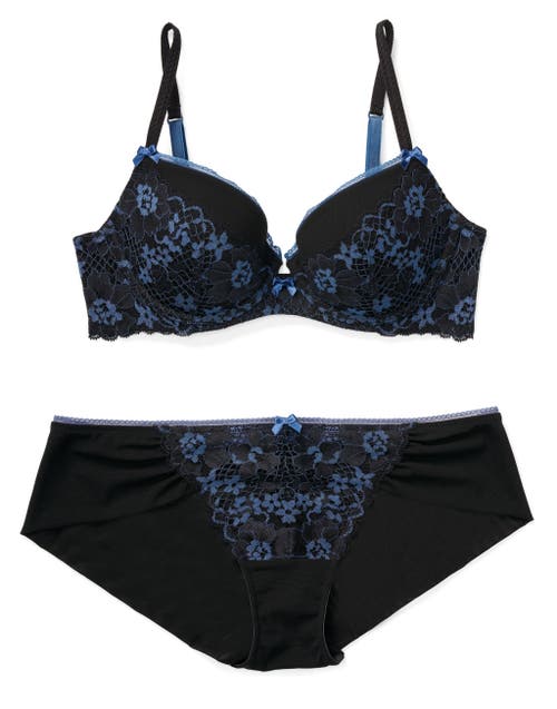 Shop Adore Me Jana Push Up Demi Bra In Black