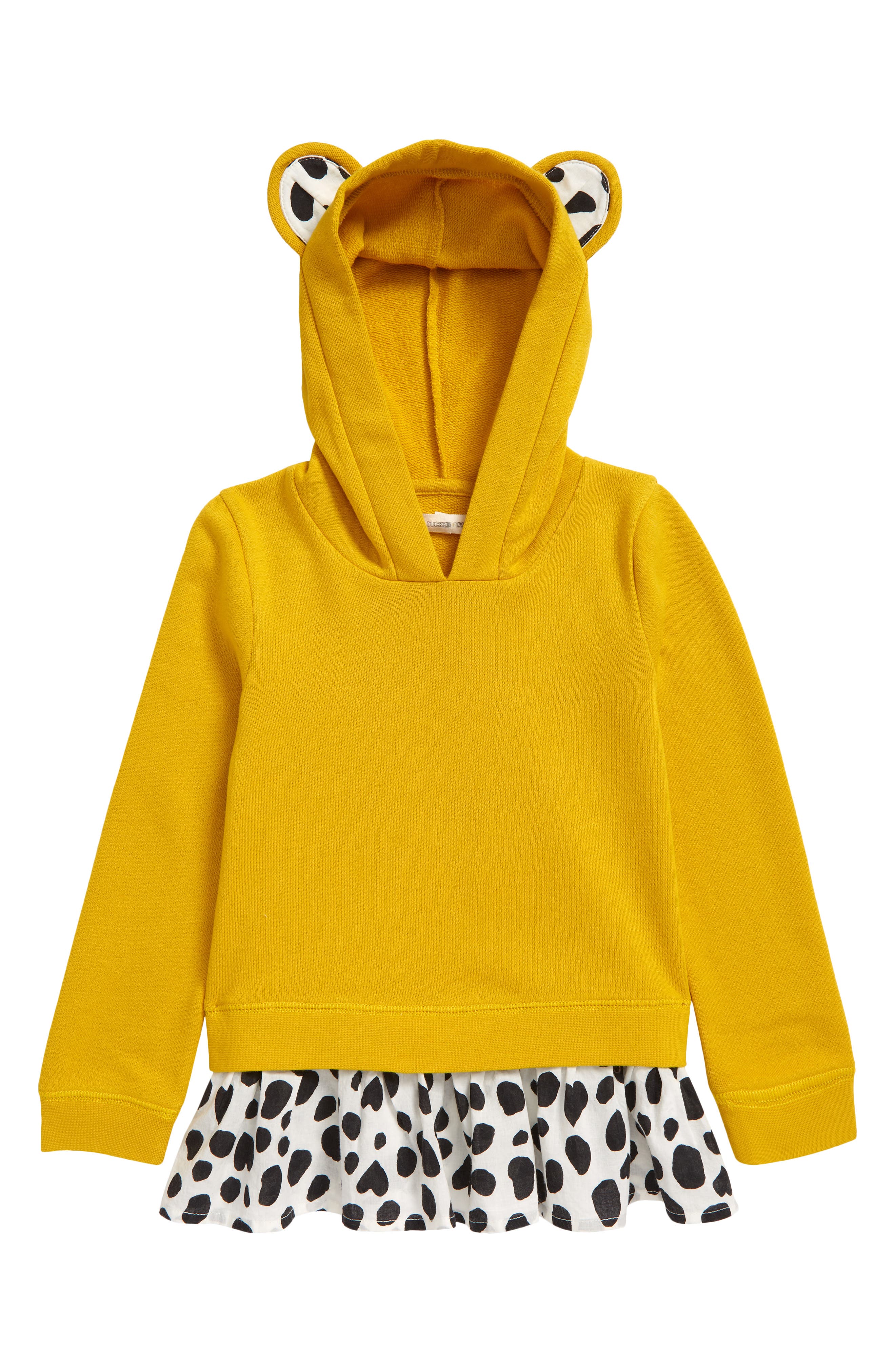 girls yellow sweatshirt