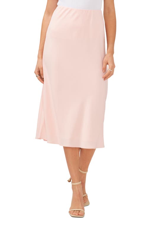 halogen(r) Print Pull-On Midi Skirt in Pink Dogwood