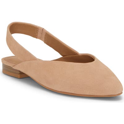 Lucky Brand Benten Slingback Flat, Beige