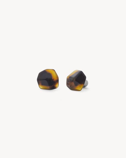 Machete Mini Sculpture Studs In Classic Tortoise