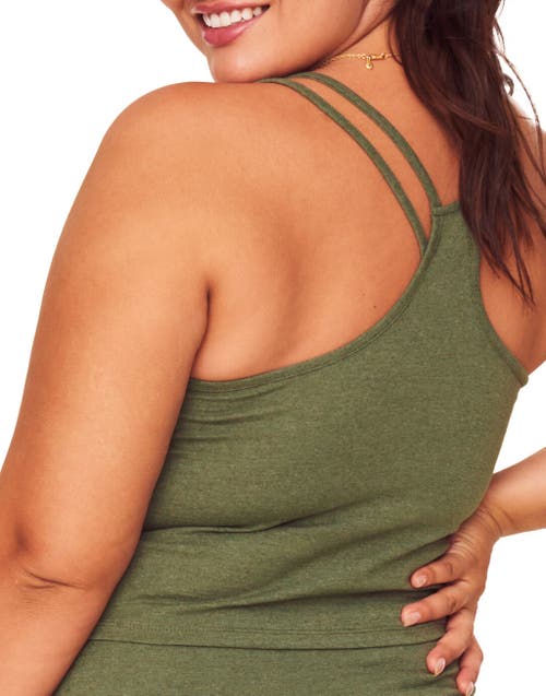 Adore Me Jovie Cotton Lounge Tank In Green