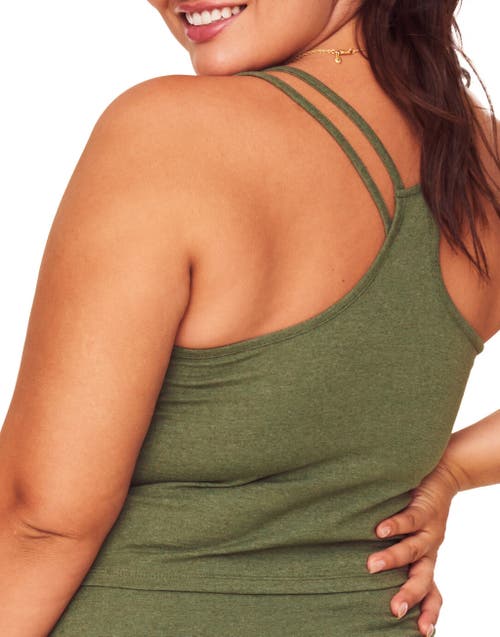 Shop Adore Me Jovie Cotton Lounge Tank In Green