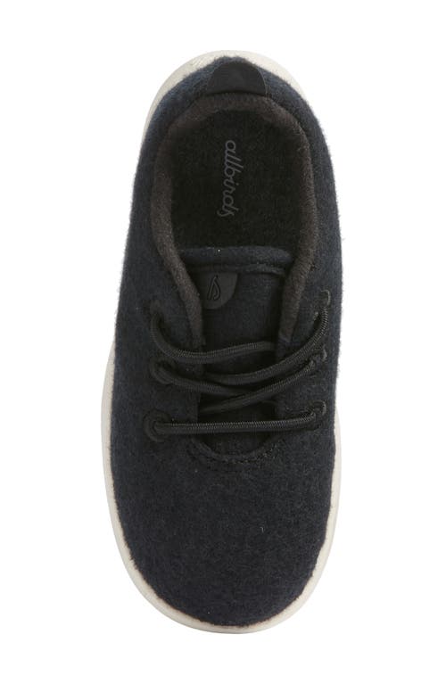 Allbirds Wool Runner Fluff Sneaker In Natural Black