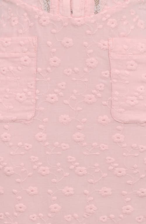 House Of Cb Sophina Broderie Anglaise Sleeveless Maxi Dress In Crystal Rose