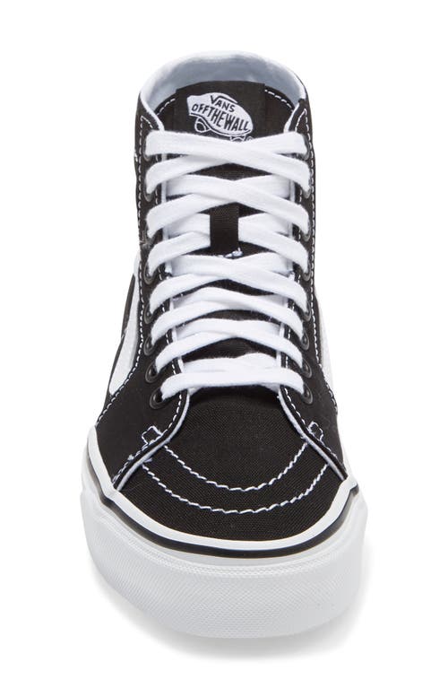 Shop Vans Sk8-hi Tapered Sneaker In Black/true White