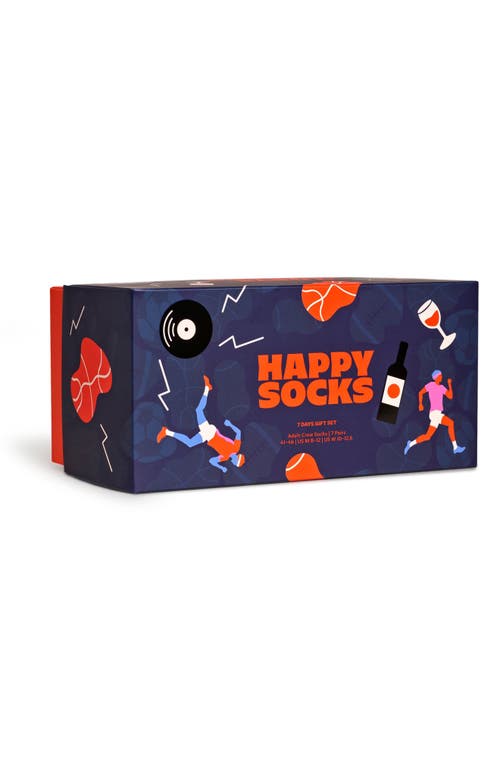 HAPPY SOCKS HAPPY SOCKS ASSORTED 7-PACK SOCKS GIFT BOX 