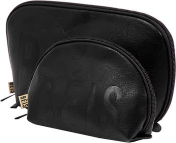 Béis The Cosmetic Pouch 2-Piece Set in Black