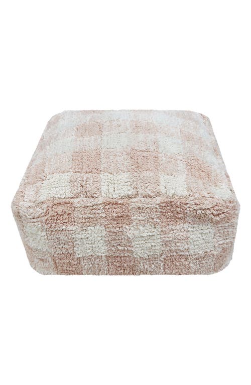 Lorena Canals Vichy Pouf in Rose at Nordstrom