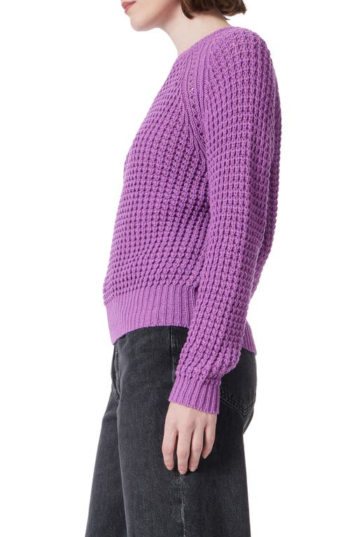 Dee Ocleppo Waffle Knit Sweater In Violet