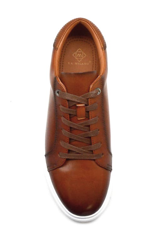 La Milano Pedro Low Top Sneaker In Tan