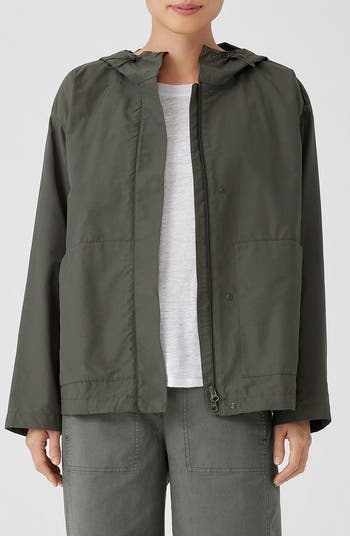 Eileen fisher 2025 hooded jacket
