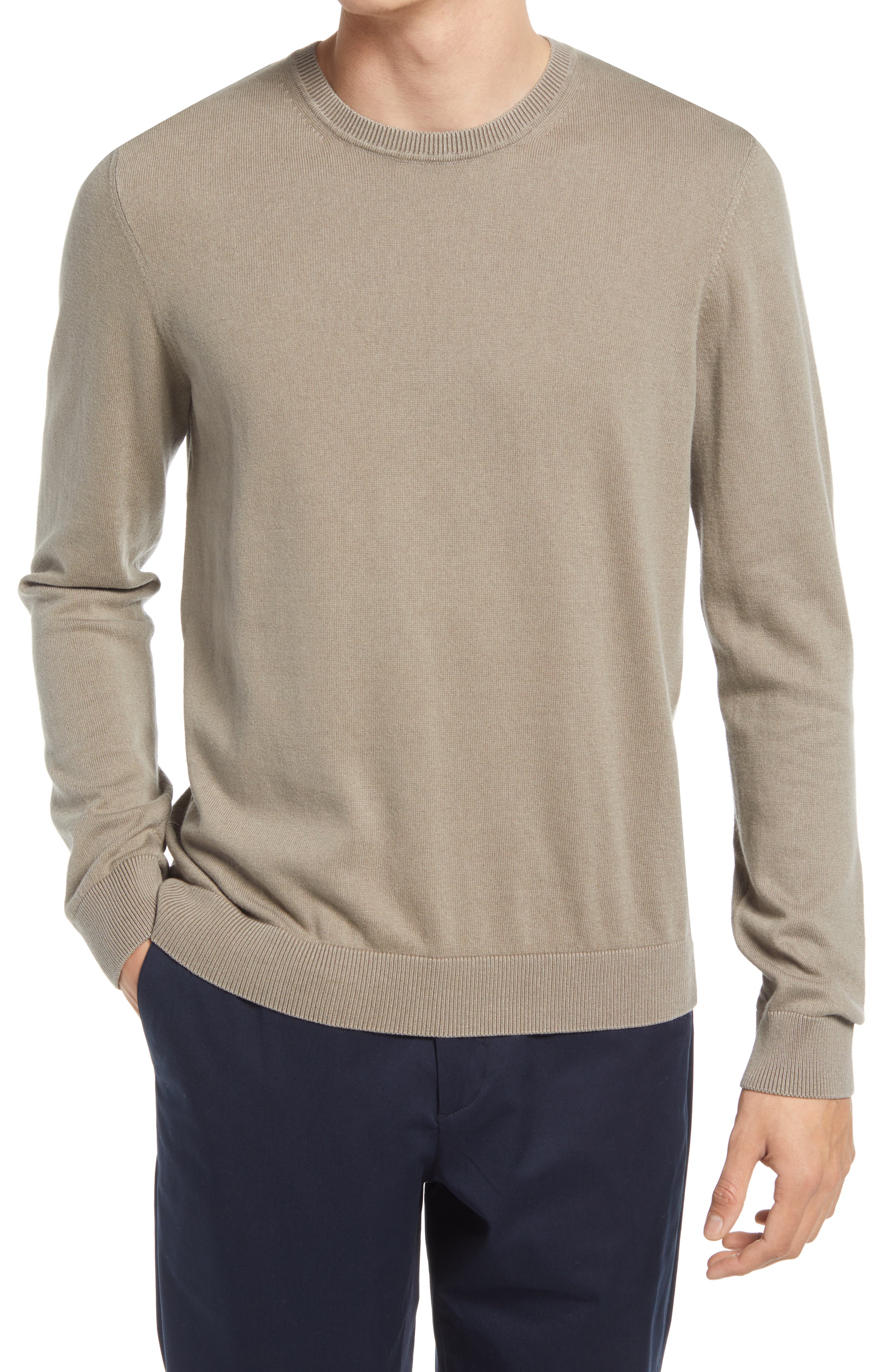 mens brown pullover sweater