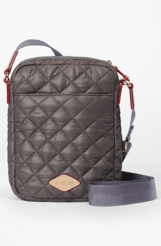 Mz Wallace Magnet Metro Crossbody In Grey | ModeSens