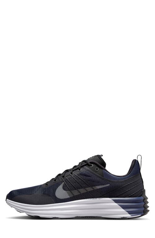 Shop Nike Lunar Roam Sneaker In Black/navy/white