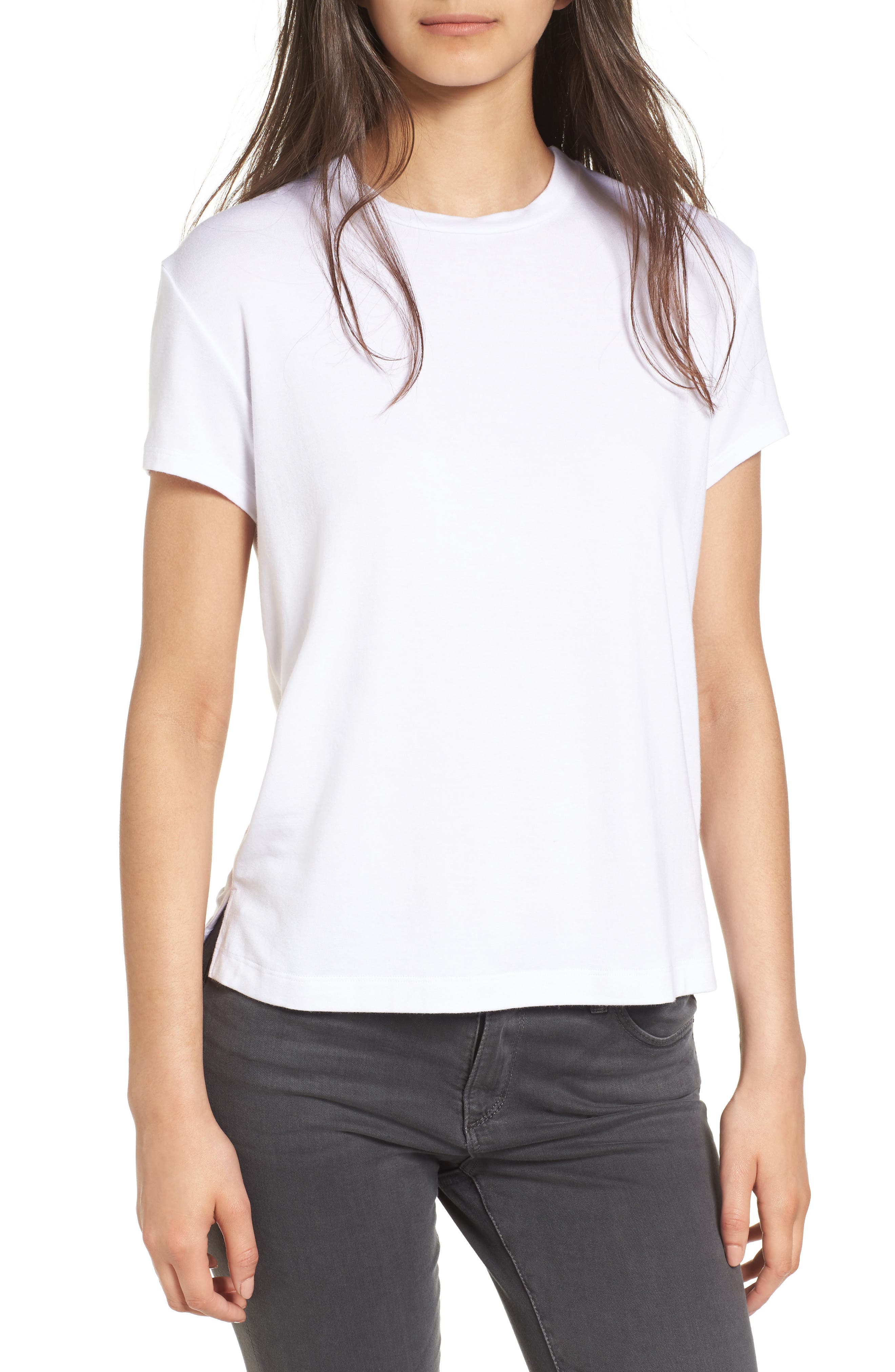 Amour Vert Casey Tee, White