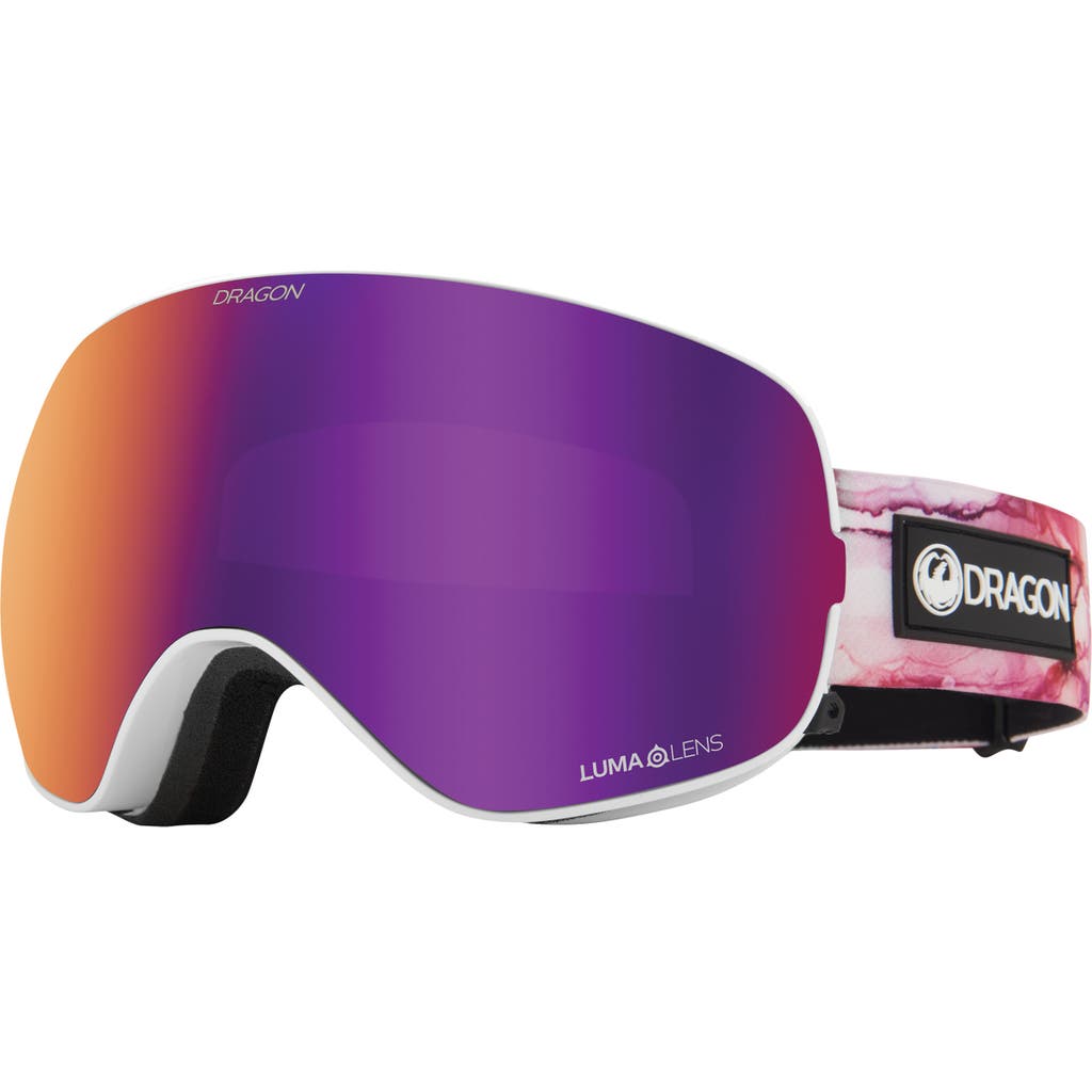 Dragon X2s 72mm Spherical Snow Goggles With Bonus Lenses In Merlot/purple Ion Lens