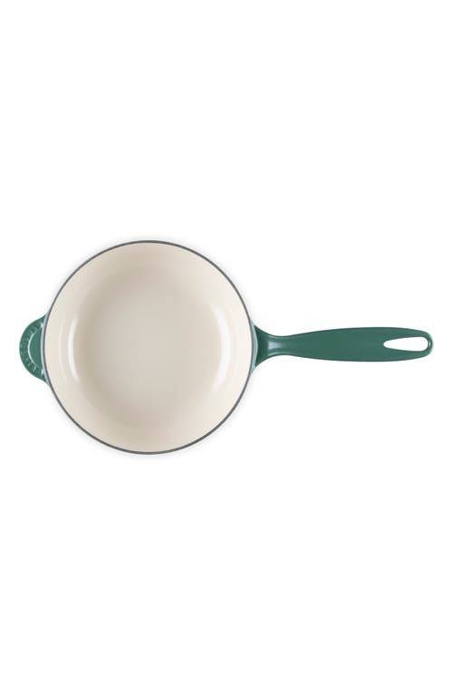 Le Creuset Holly Collection Enameled Cast Iron 2.25-qt. Traditional Saucier With Lid In Artichaut