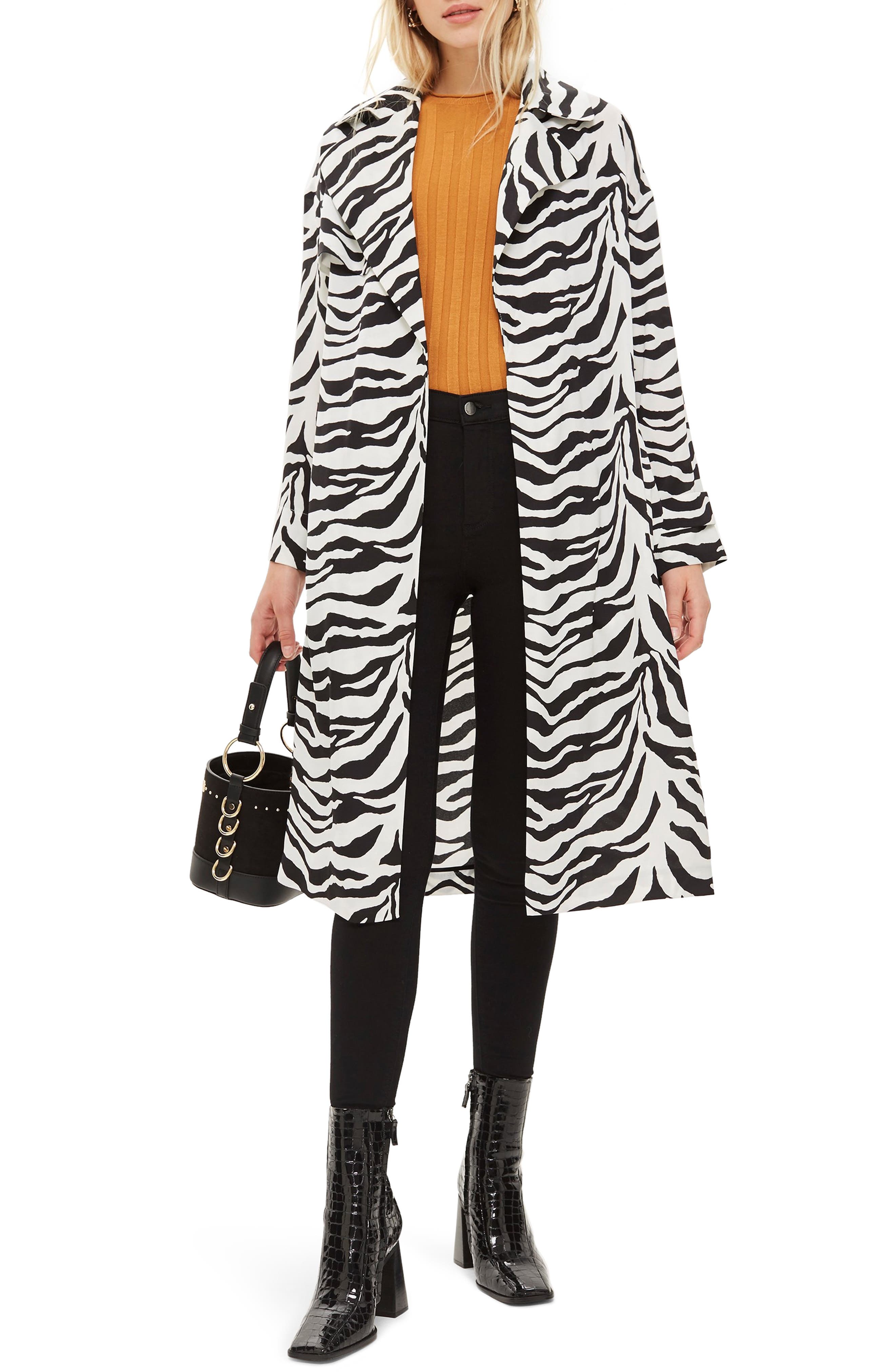 topshop zebra boots