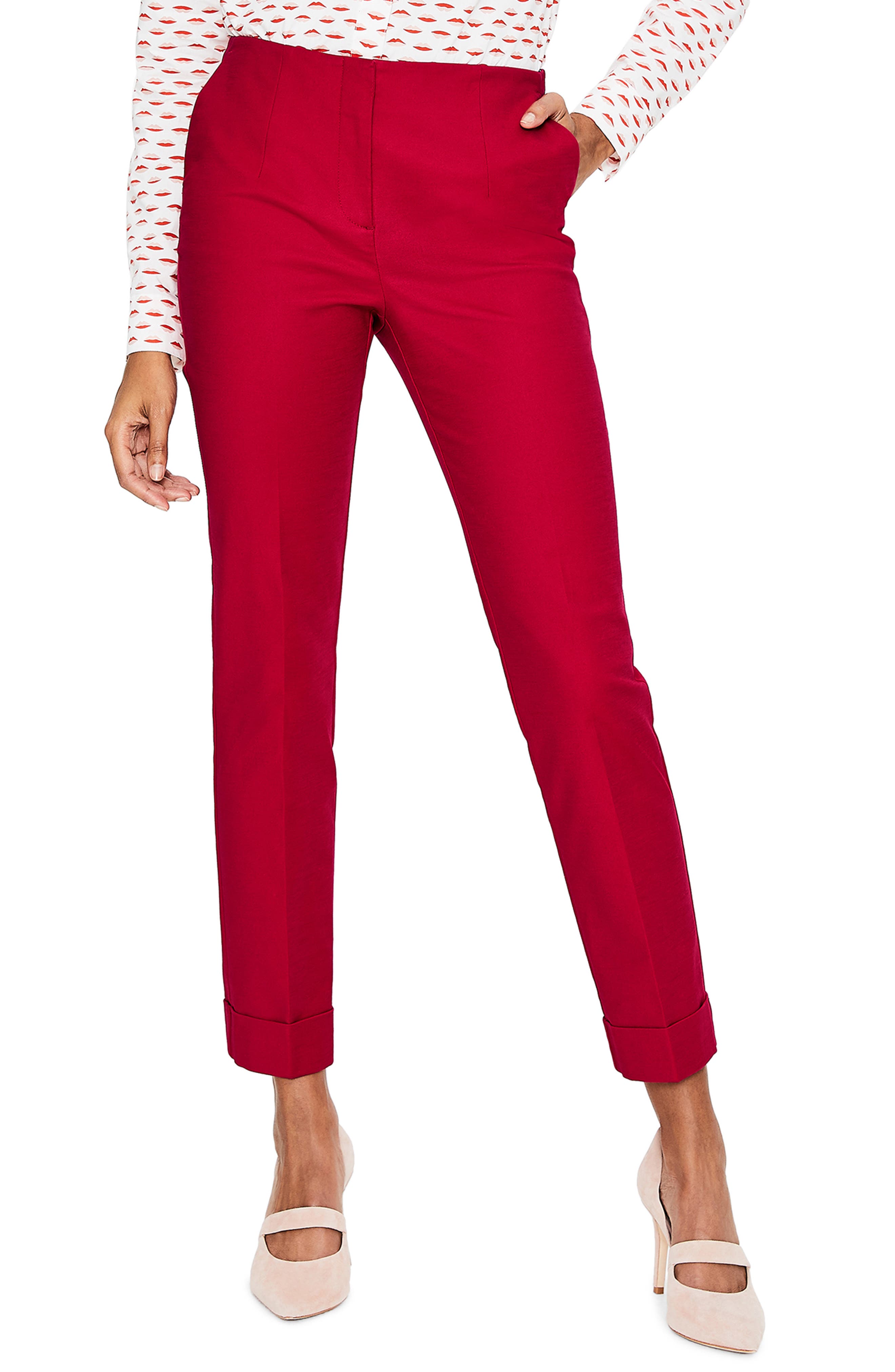 Boden Kensington Cuffed Ankle Pants Nordstrom