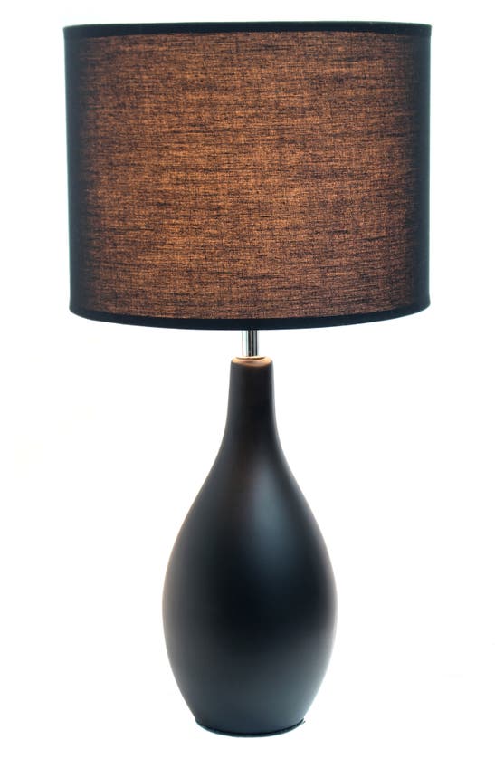 Shop Lalia Home Dewdrop Table Lamp In Black