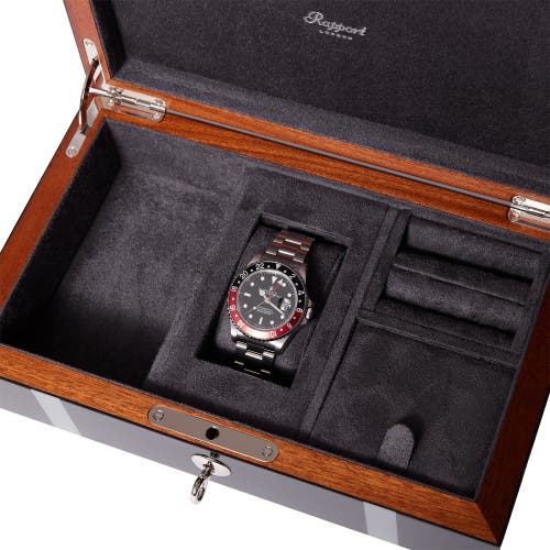 Shop Rapport London Carnaby Watch And Accessory Box In Black