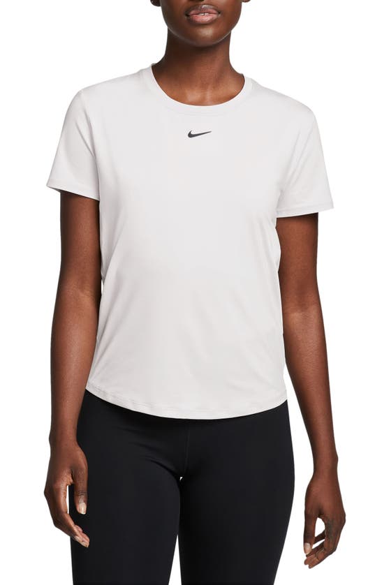 Shop Nike One Classic Dri-fit Training Top In White/ Black