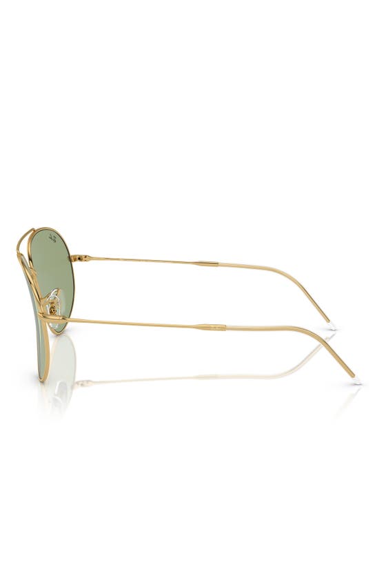 Shop Ray Ban Aviator Reverse 59mm Pilot Sunglasses In Green