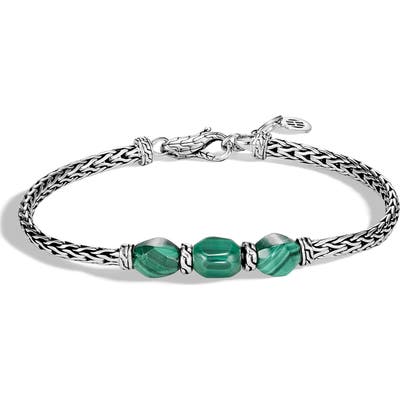 John Hardy Classic Chain Slim Triple-Stone Bracelet (Nordstrom Exclusive)
